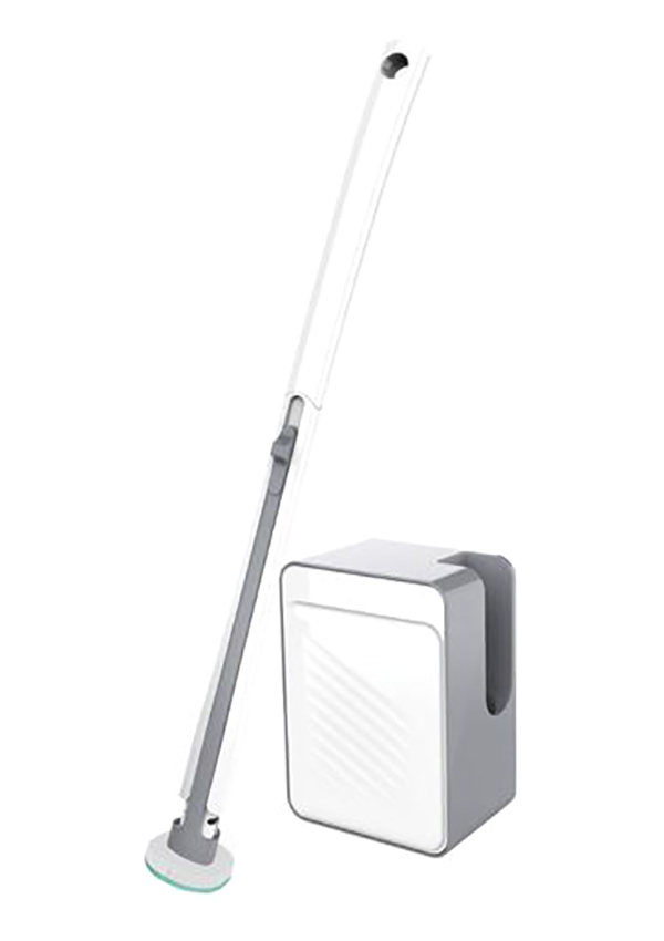 정사각형 탱크가 있는 B10 일회용 화장실 브러시