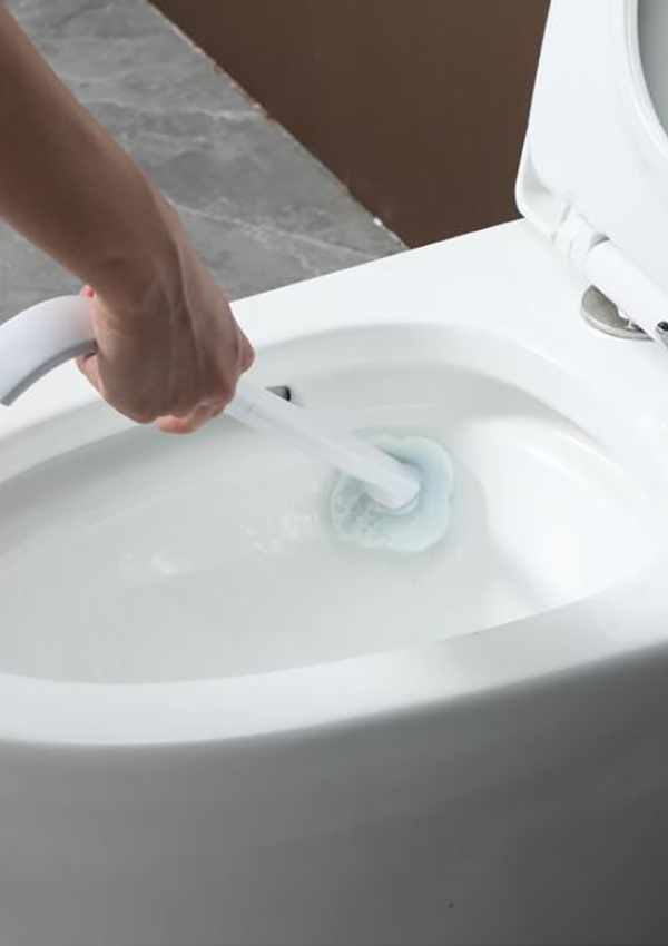 B2 실리콘 & 일회용 화장실 브러시