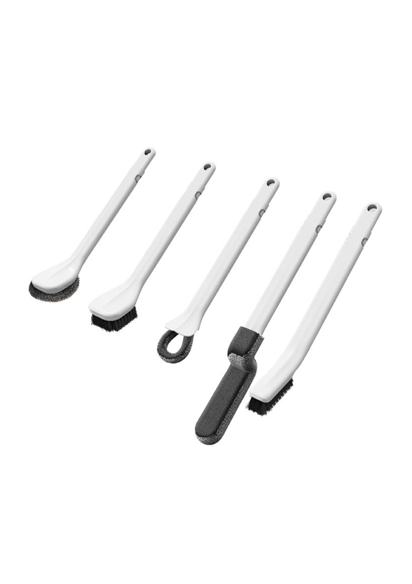 보관 홀더가 있는 P17 병 브러시 세트