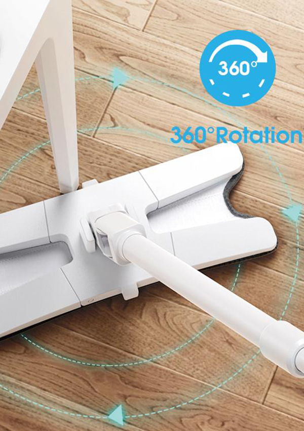 버킷이 포함된 T7 핸즈프리 플랫 걸레